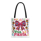 Viva La Fiesta Maracas Tote Bag | Colorful Hispanic Bag for Teachers and Parents 16x16