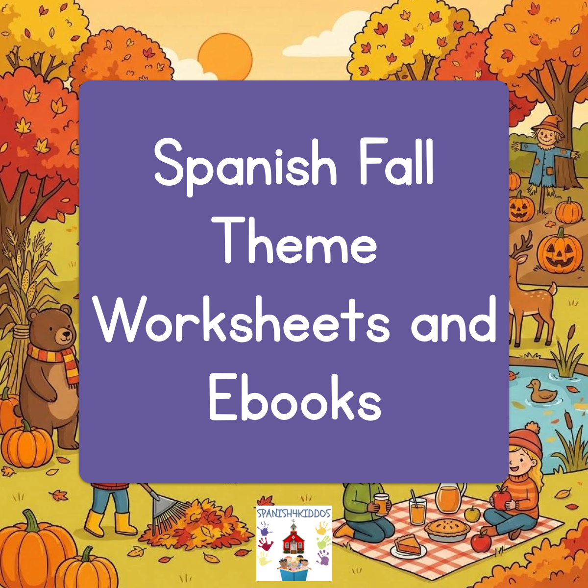Spanish Farm Animals Printable