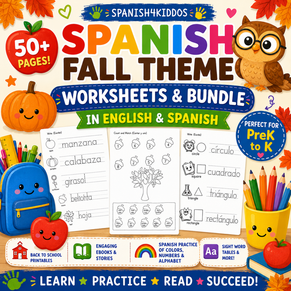 Fall Spanish Learning Bundle