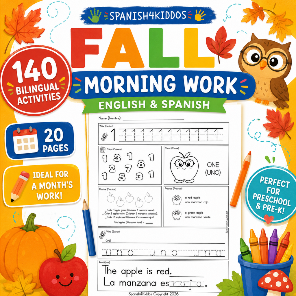 Fall Spanish Learning Bundle