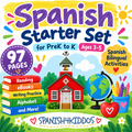 Spanish Starter Set for PreK to K - Vol 1