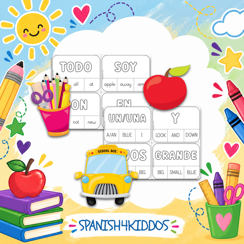 Spanish Starter Set for PreK to K - Vol 1