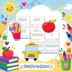 Spanish Starter Set for PreK to K - Vol 1