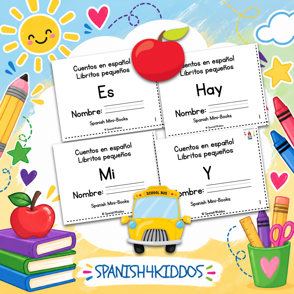 Spanish Starter Set for PreK to K - Vol 1