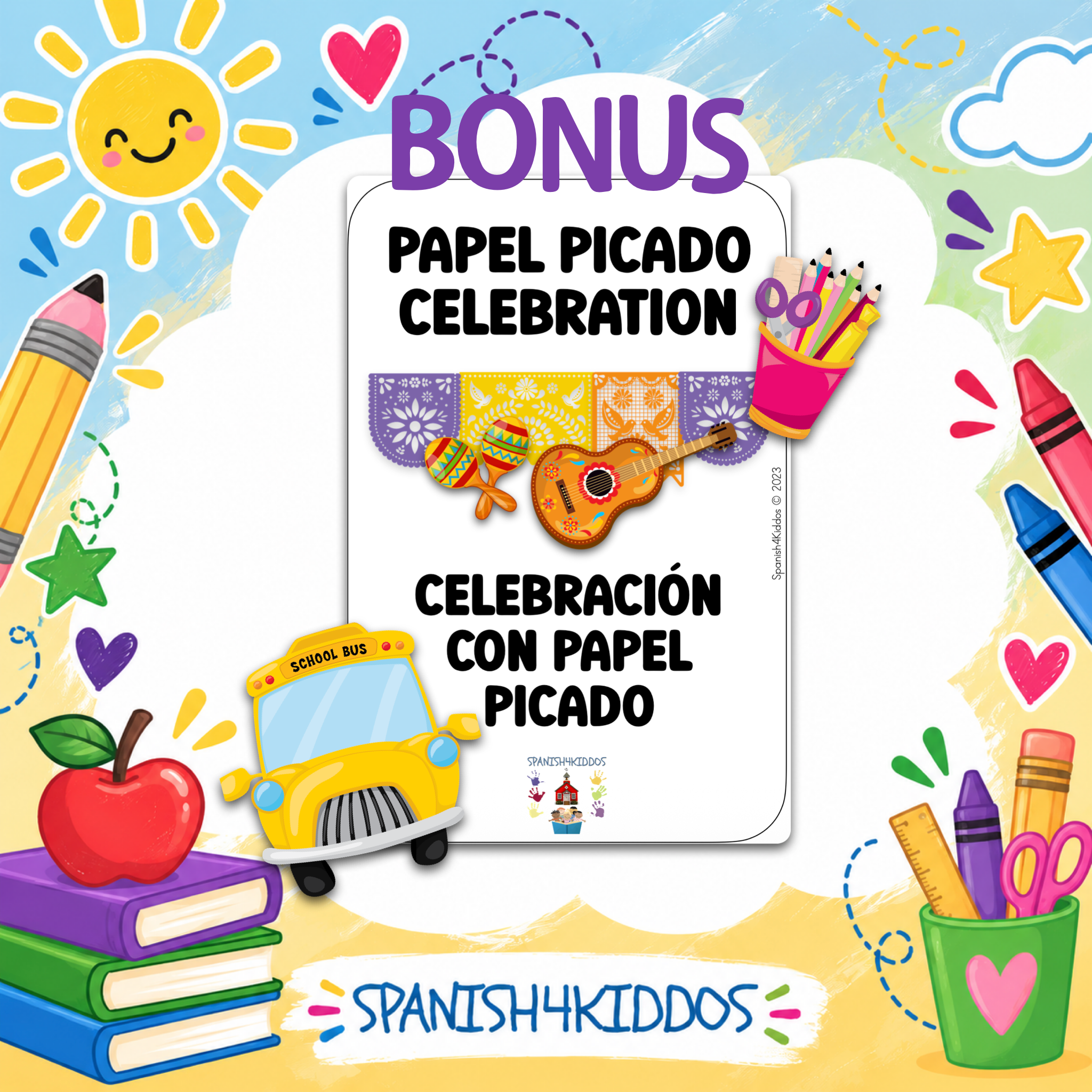 Spanish Starter Set for PreK to K - Vol 1