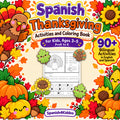 Spanish Thanksgiving Activities for Kids | 90+ Bilingual English & Spanish Printables | PreK-K Ages 3–5